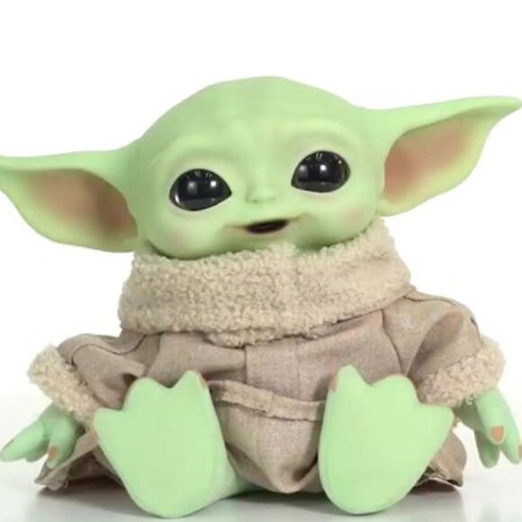 Mattel Star Wars Grogu The Mandalorian The Child Talking Plush 10" Toy Soft Body - Picture 5 of 5